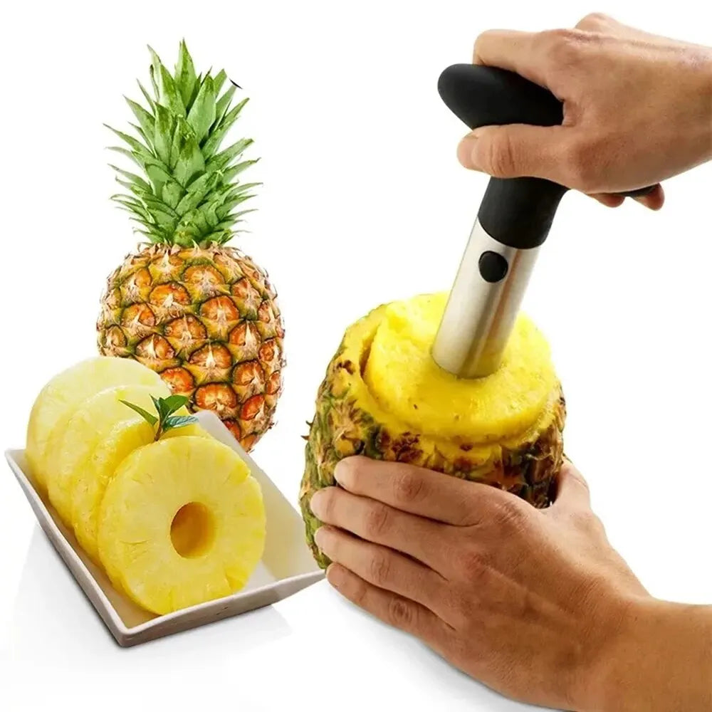 Épluche-ananas en inox 2-en-1