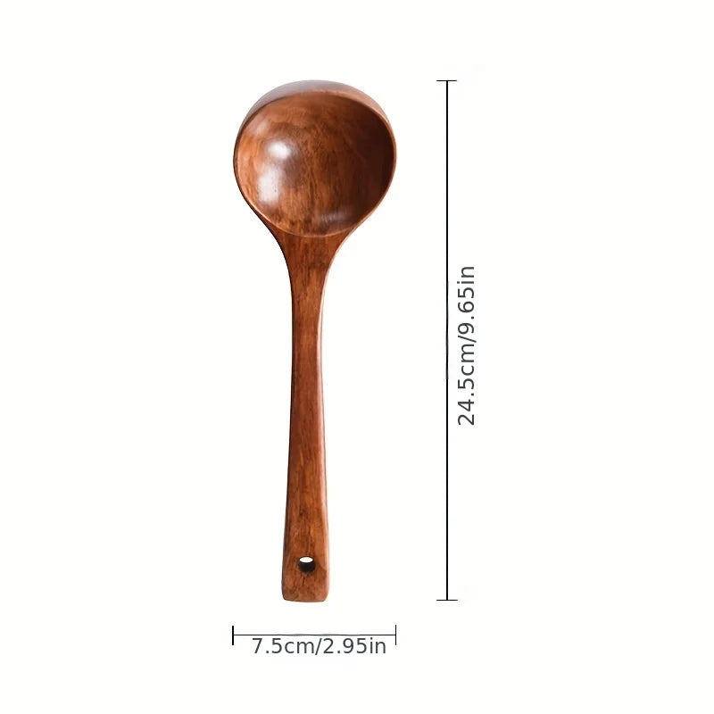 Cuillère de cuisine en bois antiadhésive
