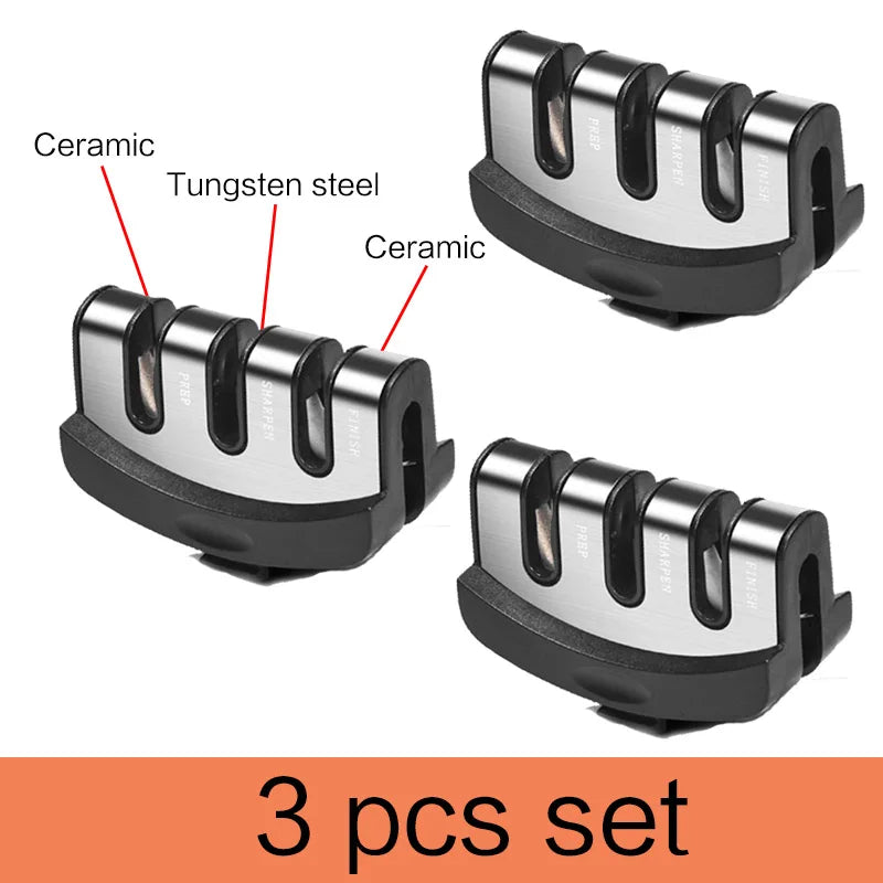 Tête de rechange pour affûteur de couteaux en céramique et carbure