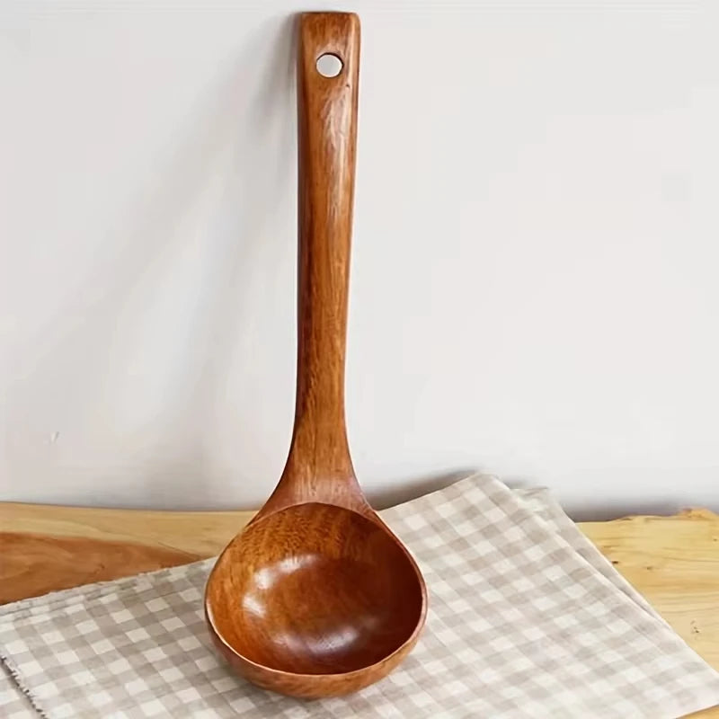 Cuillère de cuisine en bois antiadhésive