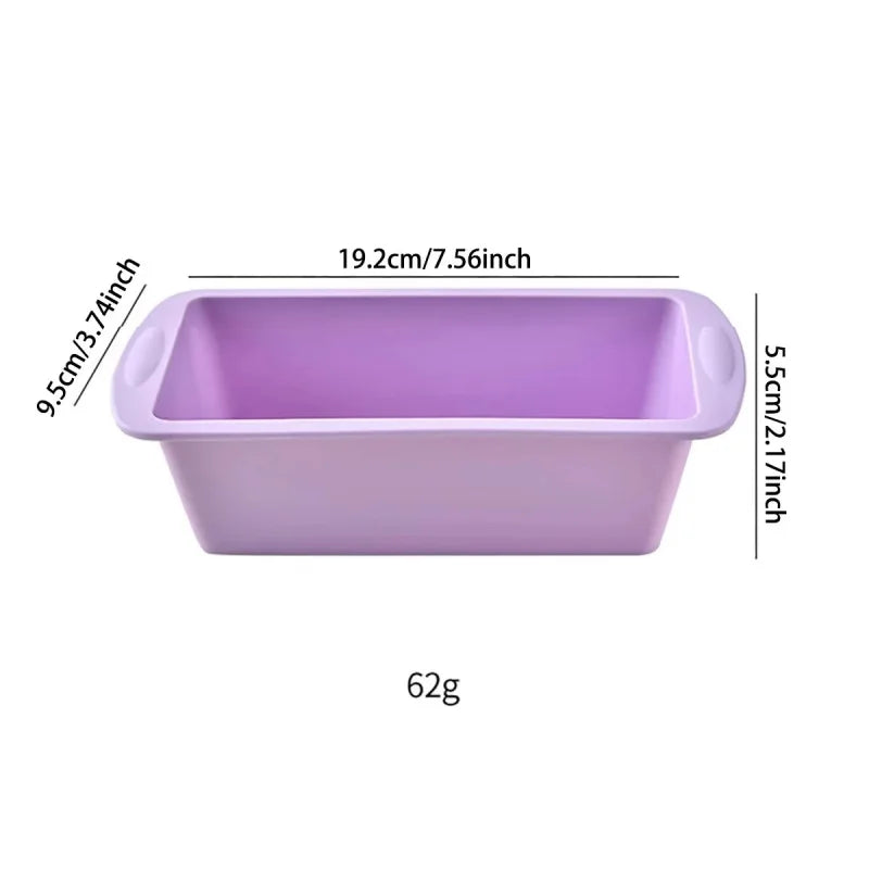 Moule rectangulaire en silicone pour gâteaux et pains