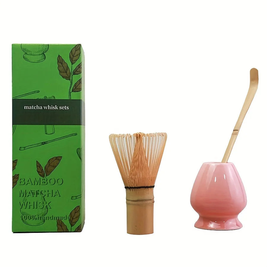Set Matcha 3 pièces : fouet, cuillère et scoop