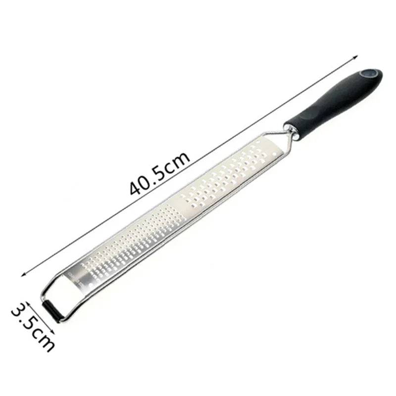 Stainless Steel Lemon Zester & Cheese Grater - Parmesan Cheese Lemon Chocolate Fruits Vegetables Ginger Grater
