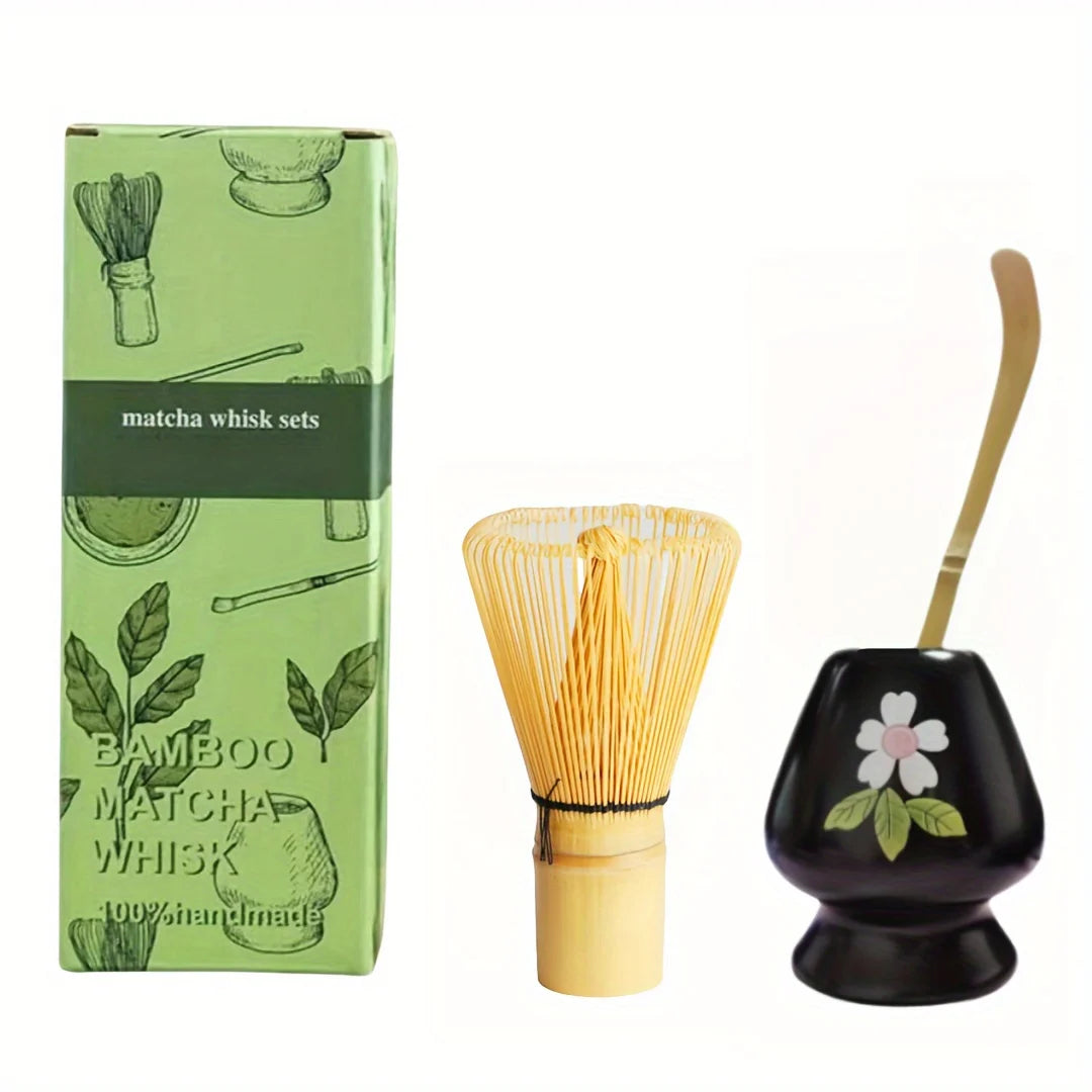 Set Matcha 3 pièces : fouet, cuillère et scoop
