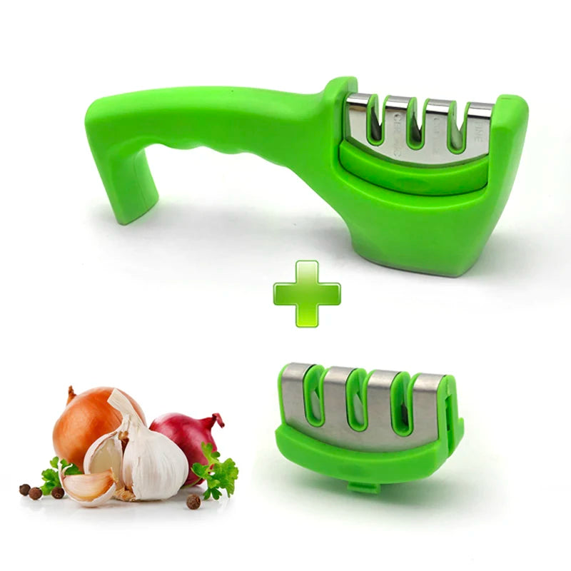 Tête de rechange pour affûteur de couteaux en céramique et carbure