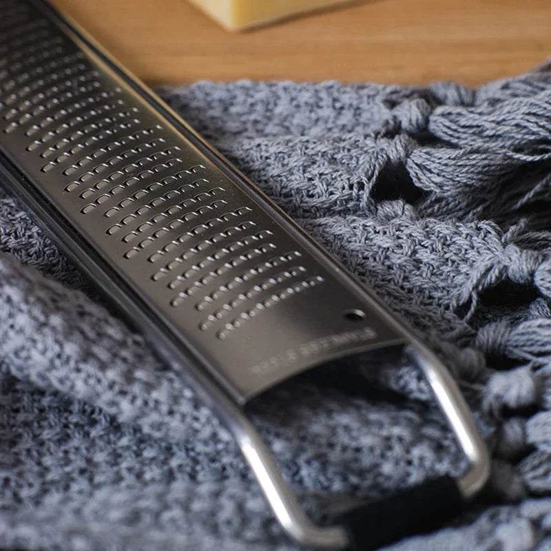 Stainless Steel Lemon Zester & Cheese Grater - Parmesan Cheese Lemon Chocolate Fruits Vegetables Ginger Grater