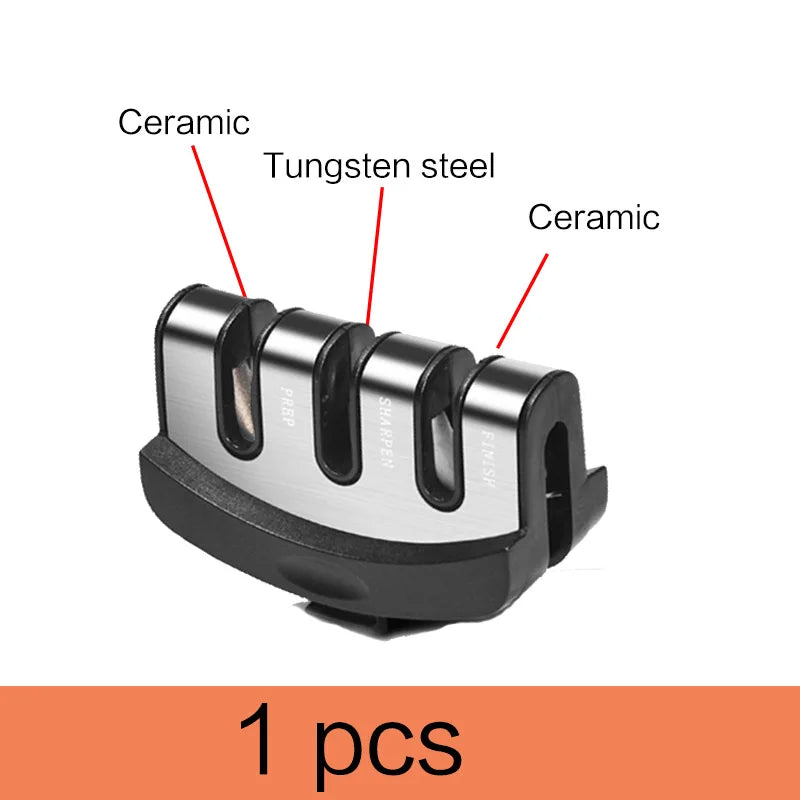 Tête de rechange pour affûteur de couteaux en céramique et carbure