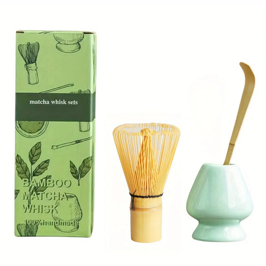 Set Matcha 3 pièces : fouet, cuillère et scoop