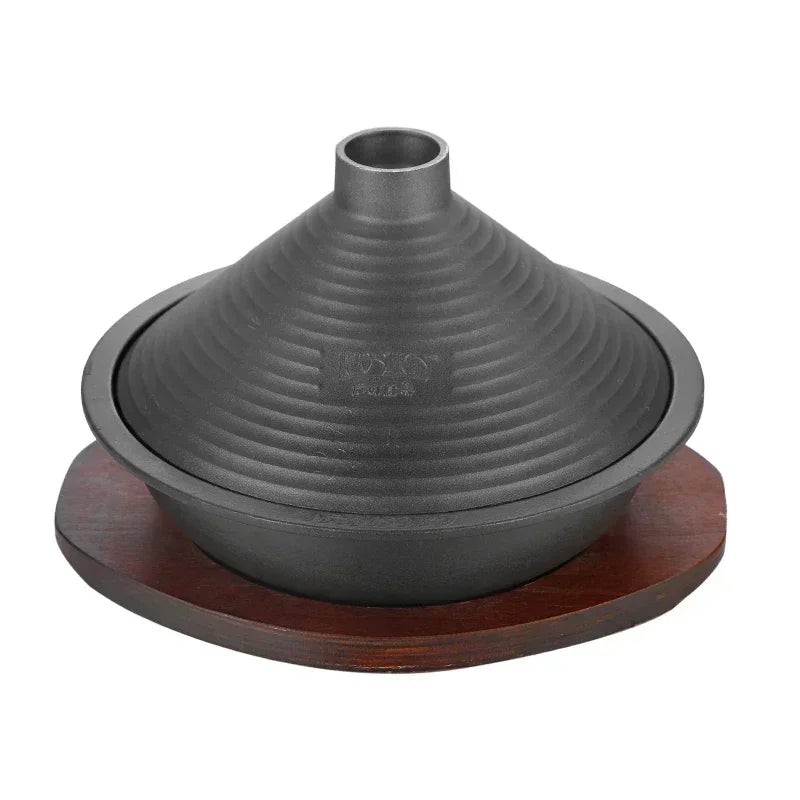 Tajine en fonte avec couvercle en aluminium
