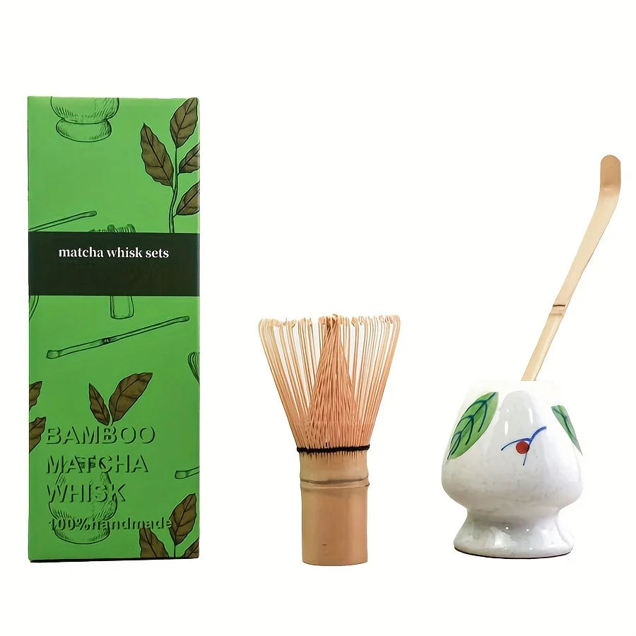 Set Matcha 3 pièces : fouet, cuillère et scoop