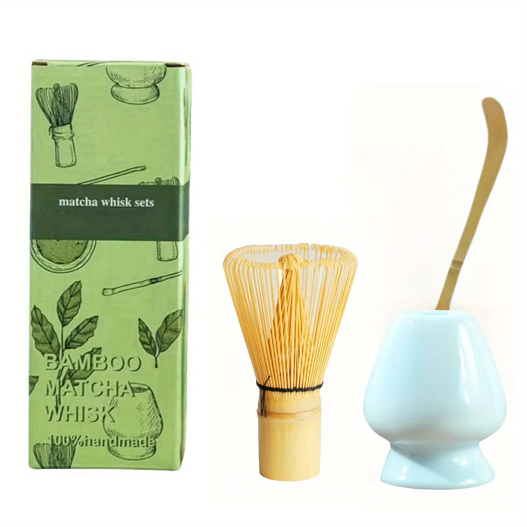 Set Matcha 3 pièces : fouet, cuillère et scoop