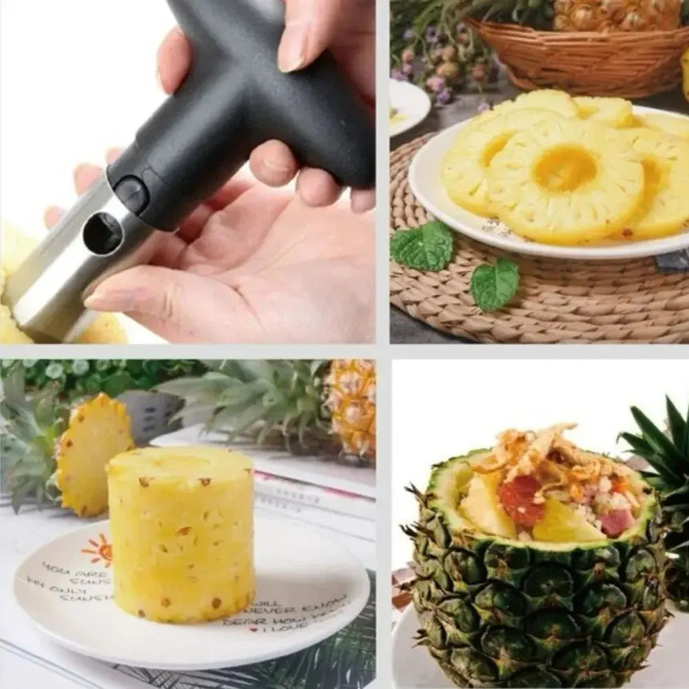 Épluche-ananas en inox 2-en-1