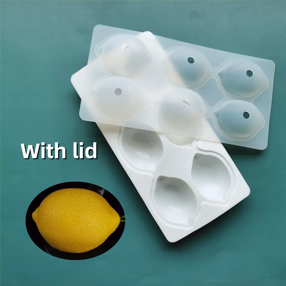 Moule en silicone 3D en forme de citron pour desserts