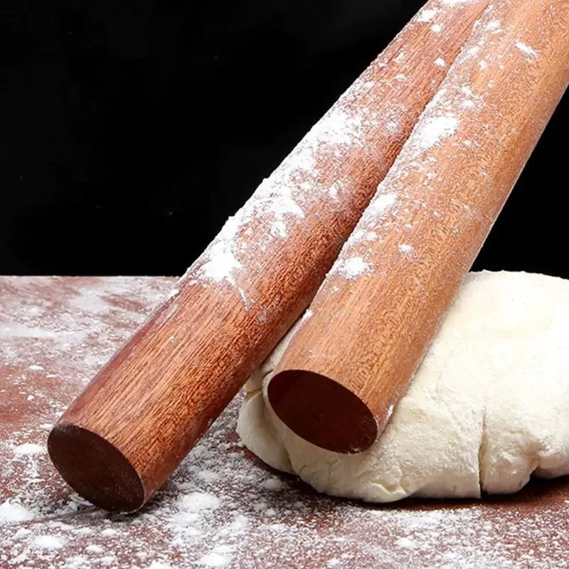 Rouleau à pâtisserie en bois naturel sans vernis