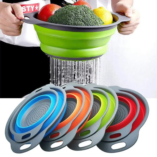 Passoire pliable en silicone