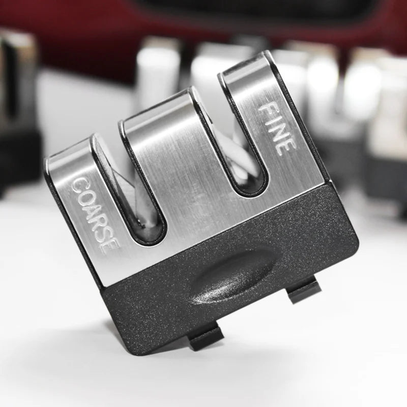 Tête de rechange pour affûteur de couteaux en céramique et carbure