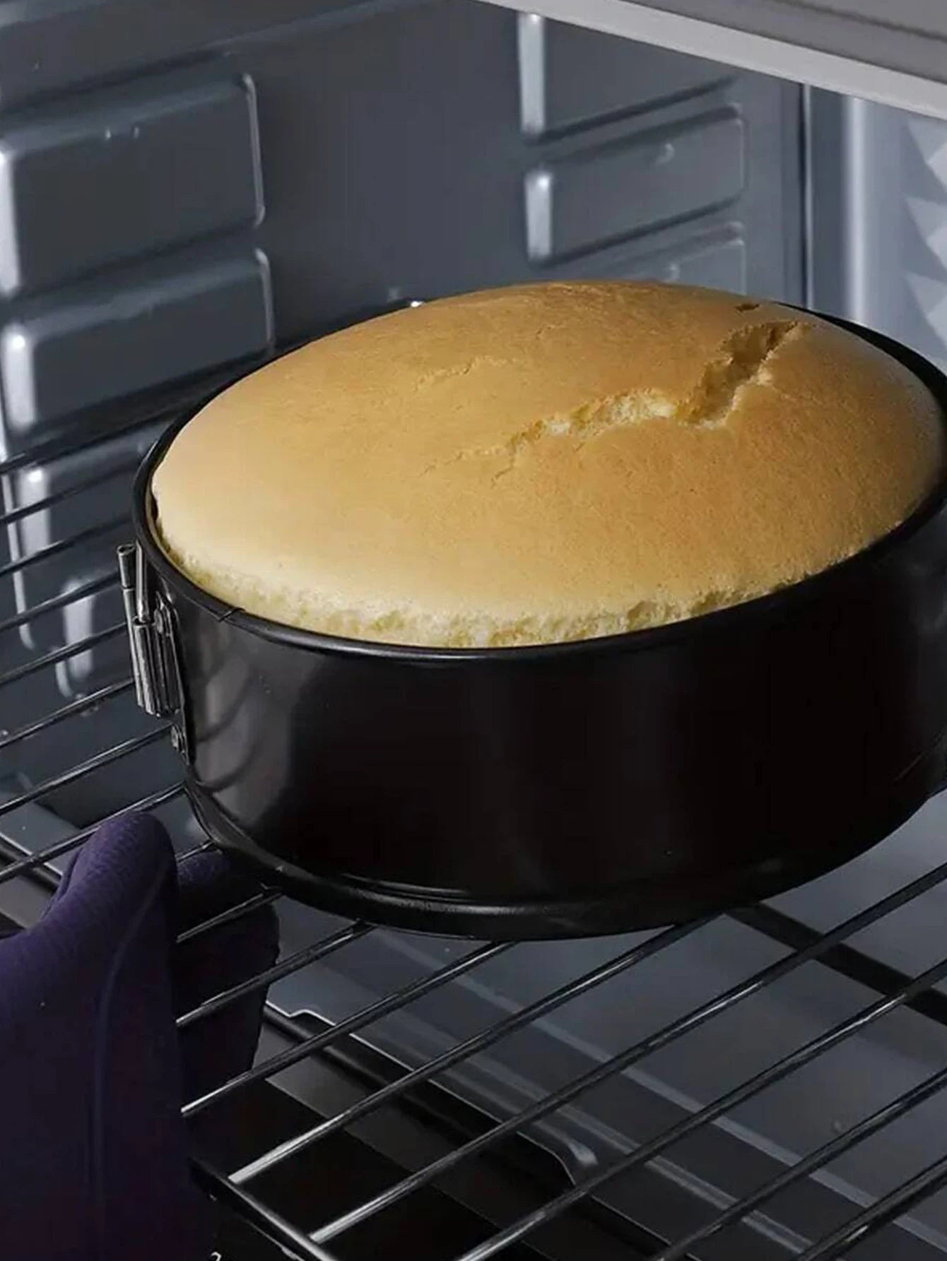 Set de moules à gâteaux ronds antiadhésifs à fond amovible