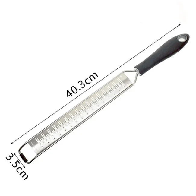 Stainless Steel Lemon Zester & Cheese Grater - Parmesan Cheese Lemon Chocolate Fruits Vegetables Ginger Grater