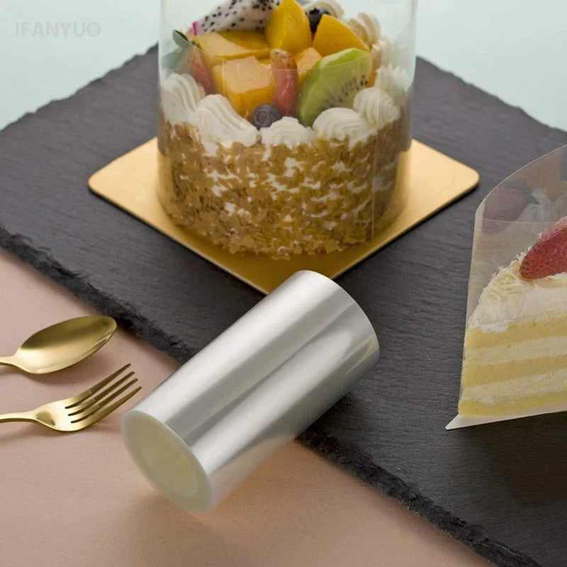 Rouleau de ruban transparent pour contour de gâteau