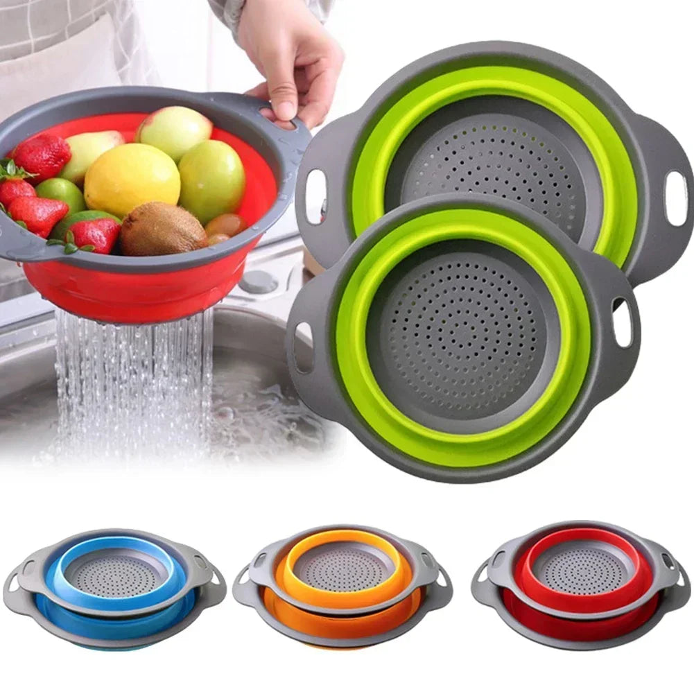 Passoire pliable en silicone