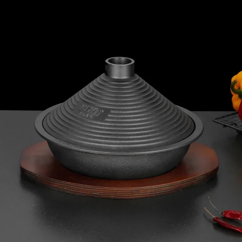 Tajine en fonte avec couvercle en aluminium