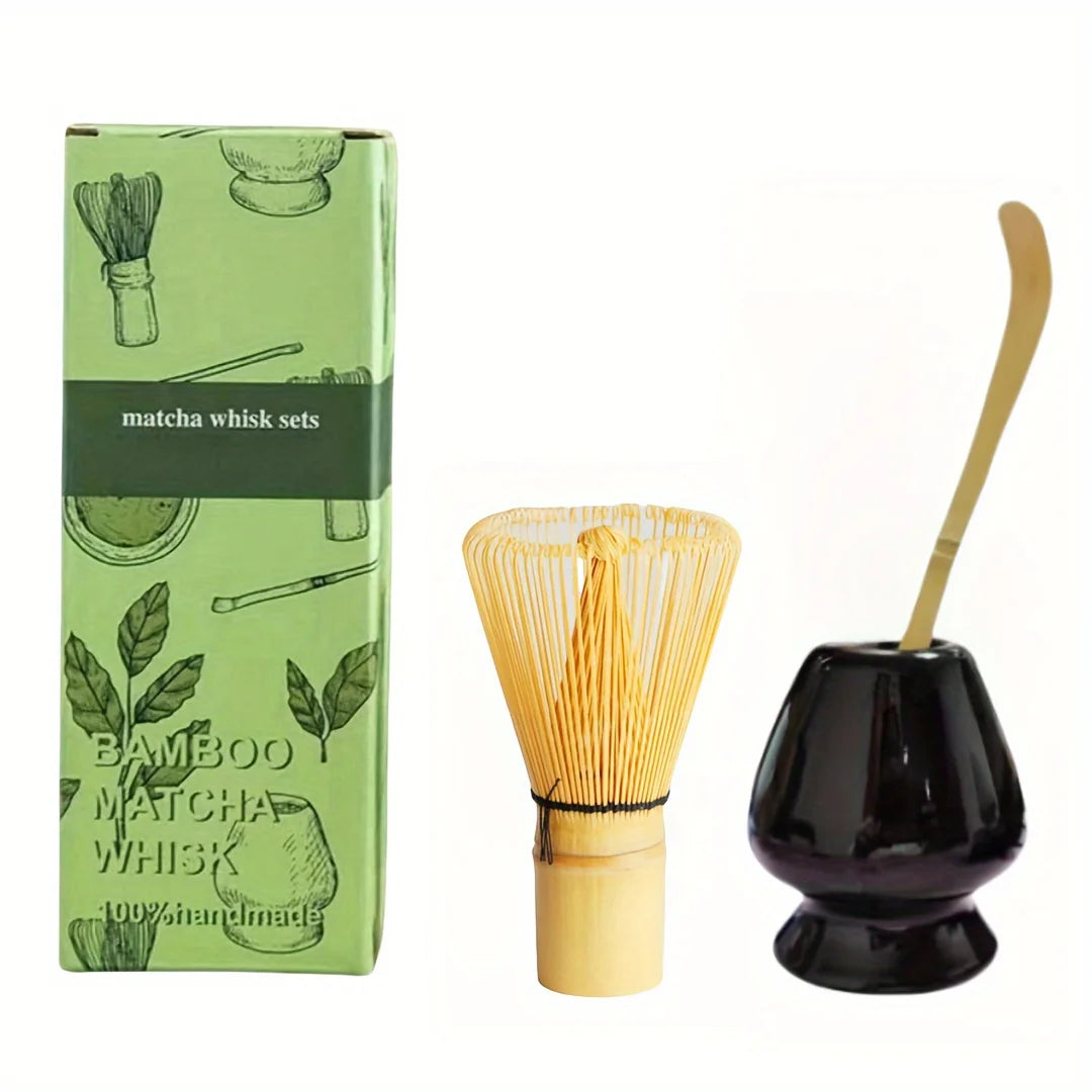 Set Matcha 3 pièces : fouet, cuillère et scoop