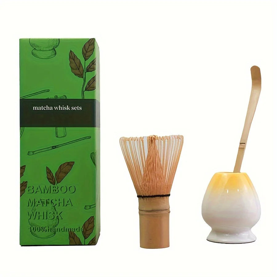 Set Matcha 3 pièces : fouet, cuillère et scoop