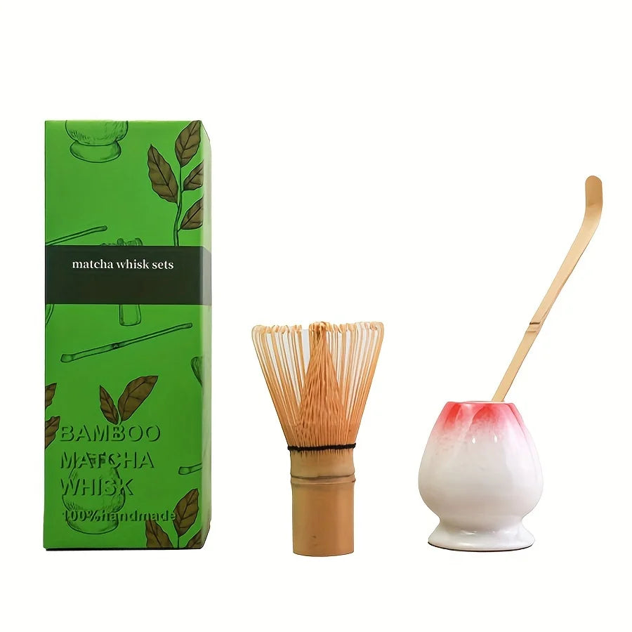Set Matcha 3 pièces : fouet, cuillère et scoop