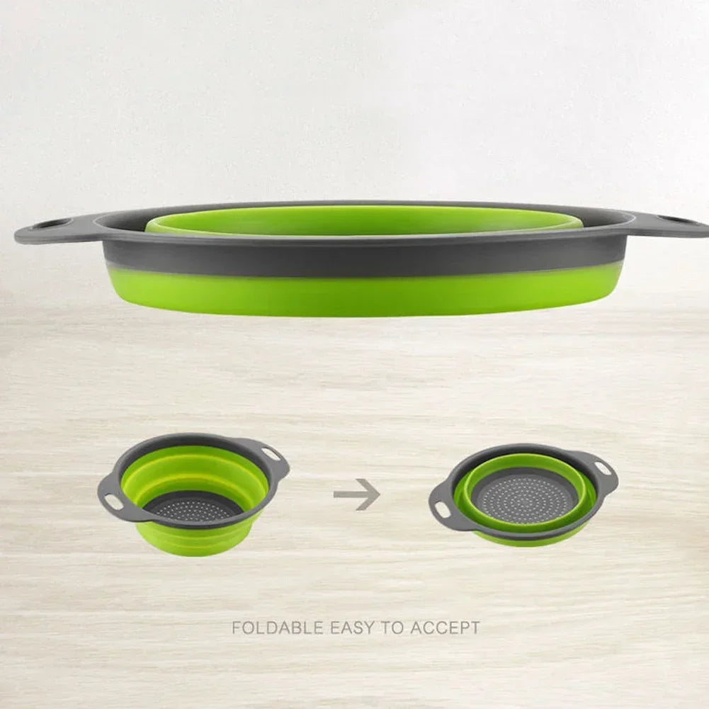 Passoire pliable en silicone