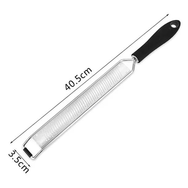 Stainless Steel Lemon Zester & Cheese Grater - Parmesan Cheese Lemon Chocolate Fruits Vegetables Ginger Grater