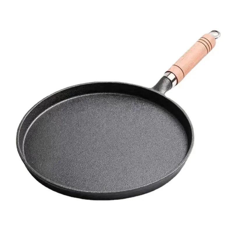 Poêle en fonte pour crêpes œufs et steak