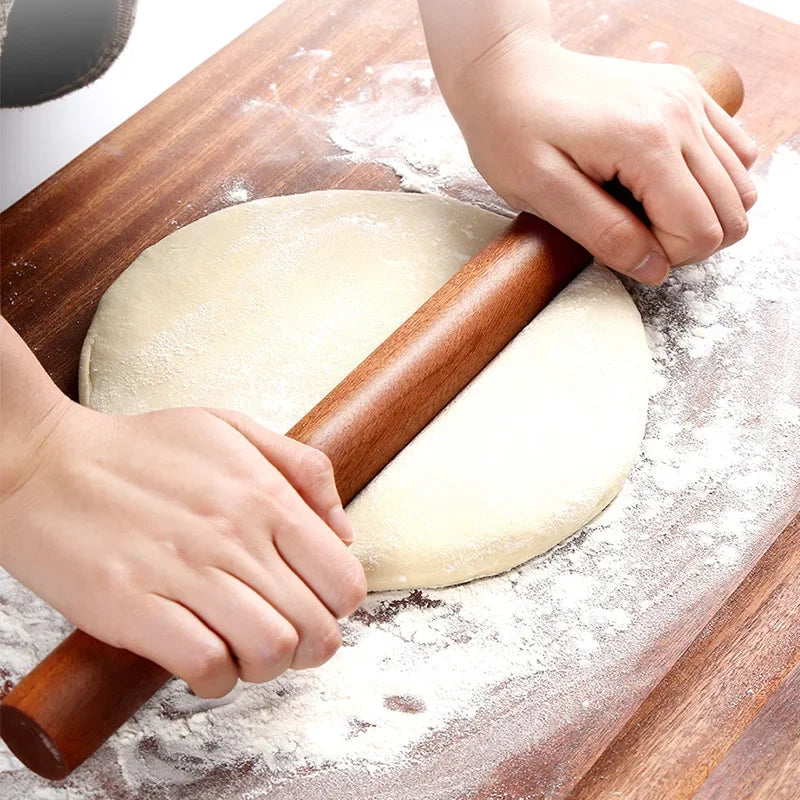 Rouleau à pâtisserie en bois naturel sans vernis
