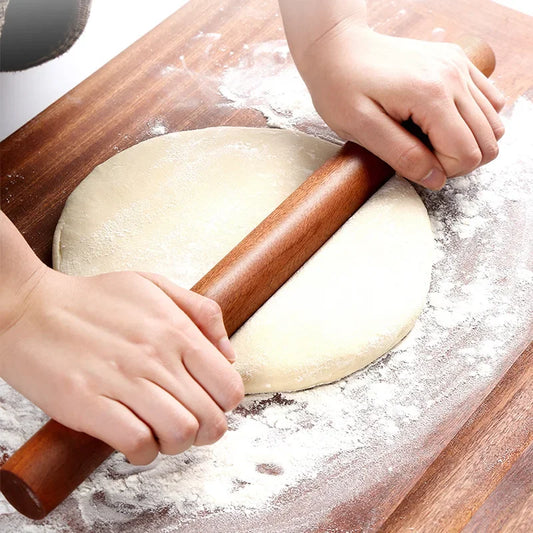 Rouleau à pâtisserie en bois naturel sans vernis