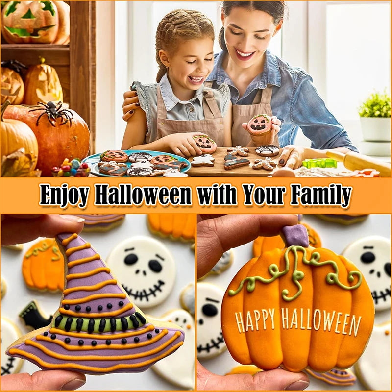 Set de 12 emporte pièces Halloween en inox LMETJMA