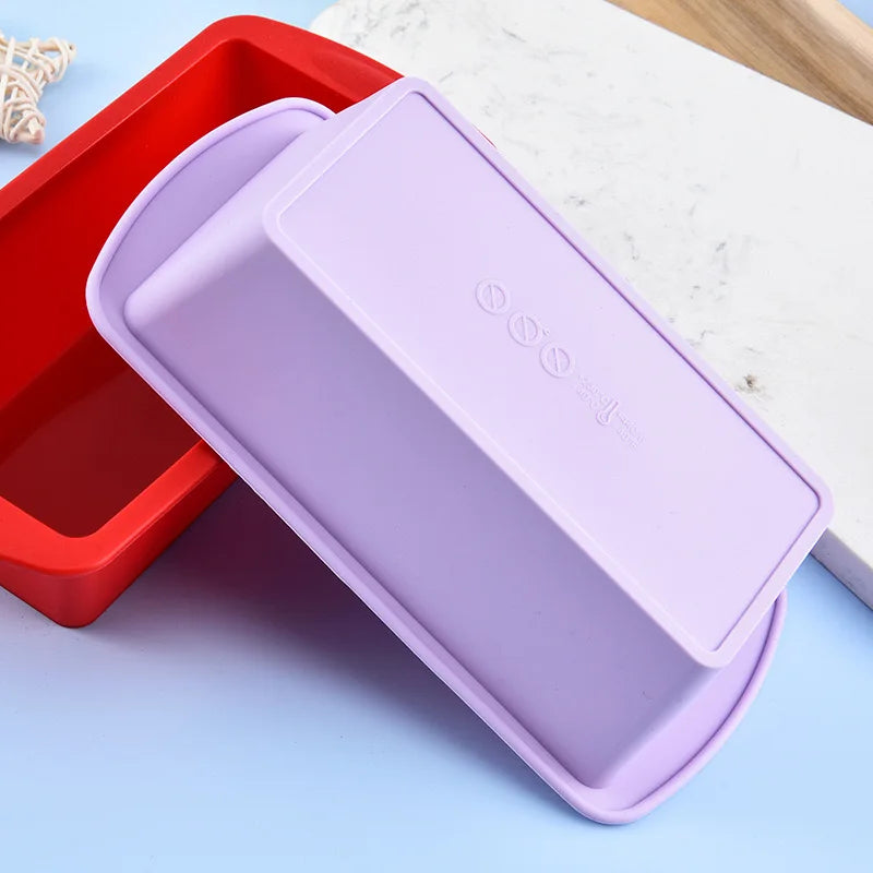 Moule rectangulaire en silicone pour gâteaux et pains