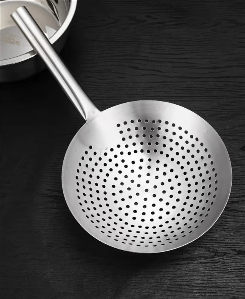 Passoire à long manche en acier inoxydable 304