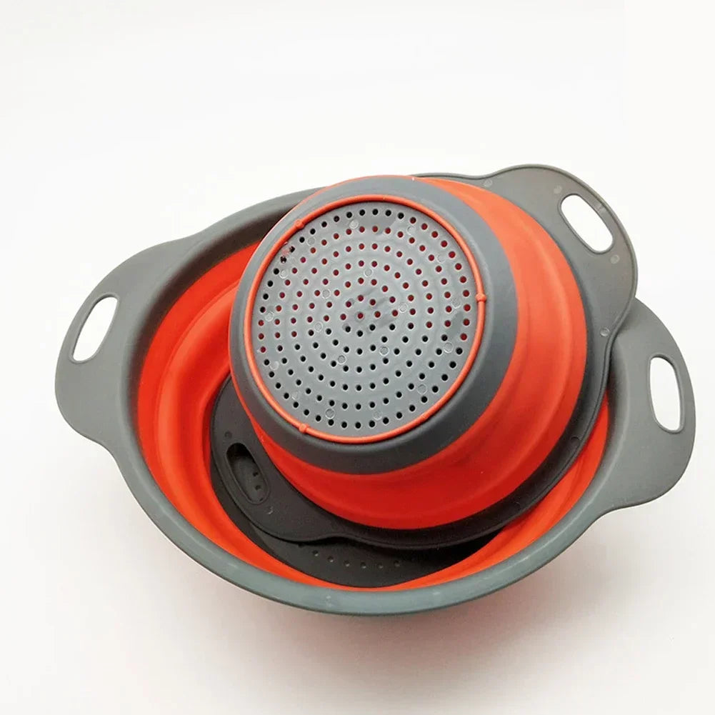 Passoire pliable en silicone