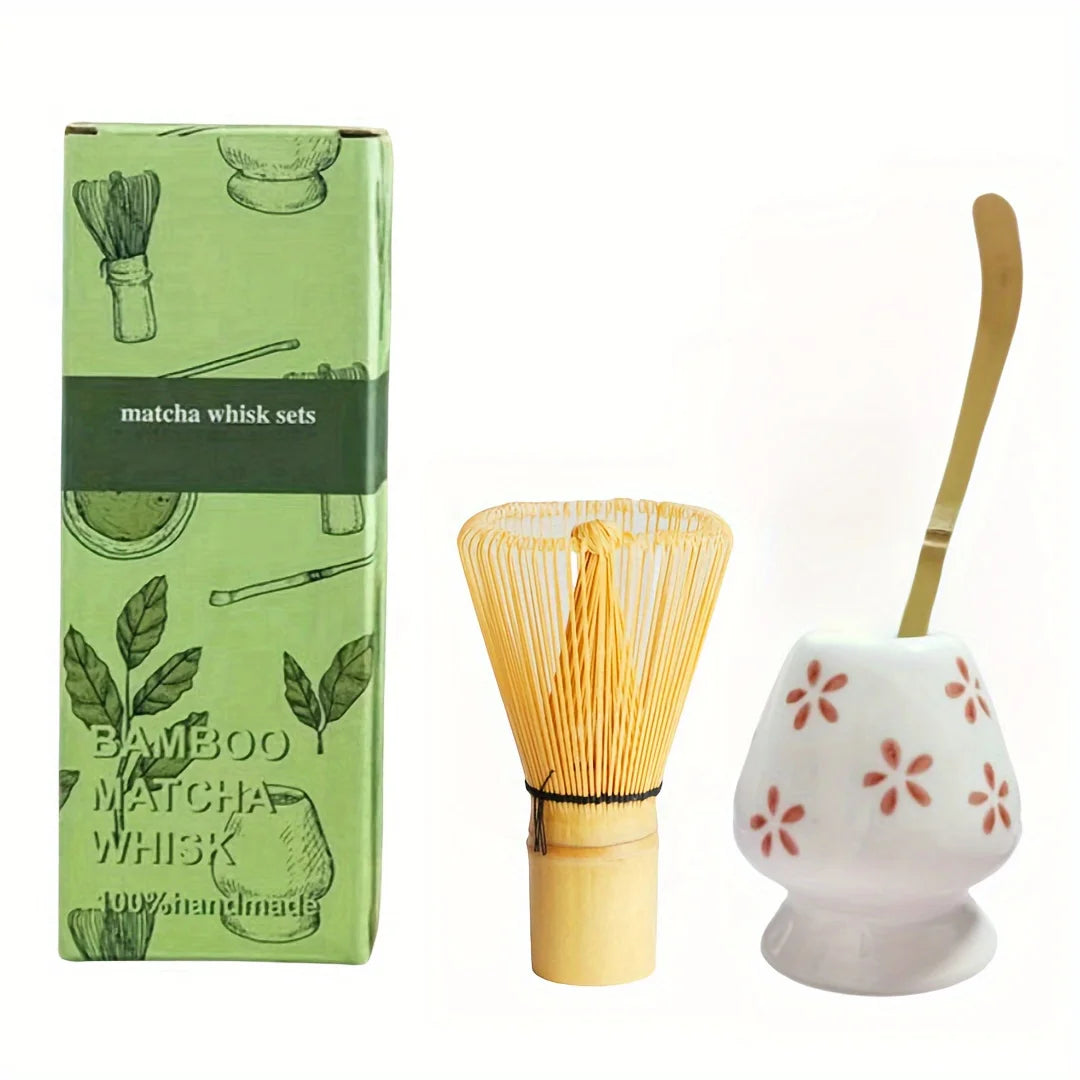 Set Matcha 3 pièces : fouet, cuillère et scoop