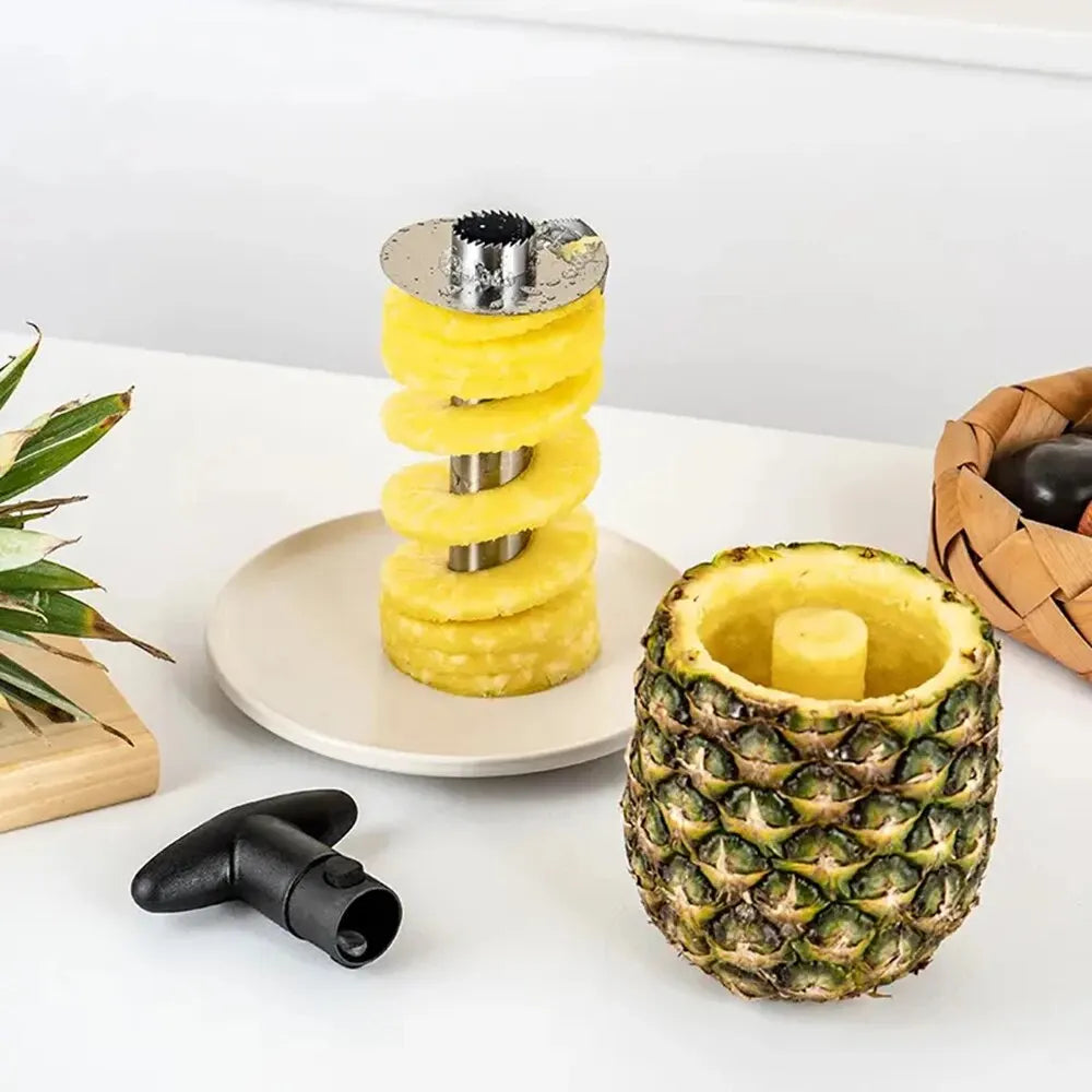 Épluche-ananas en inox 2-en-1