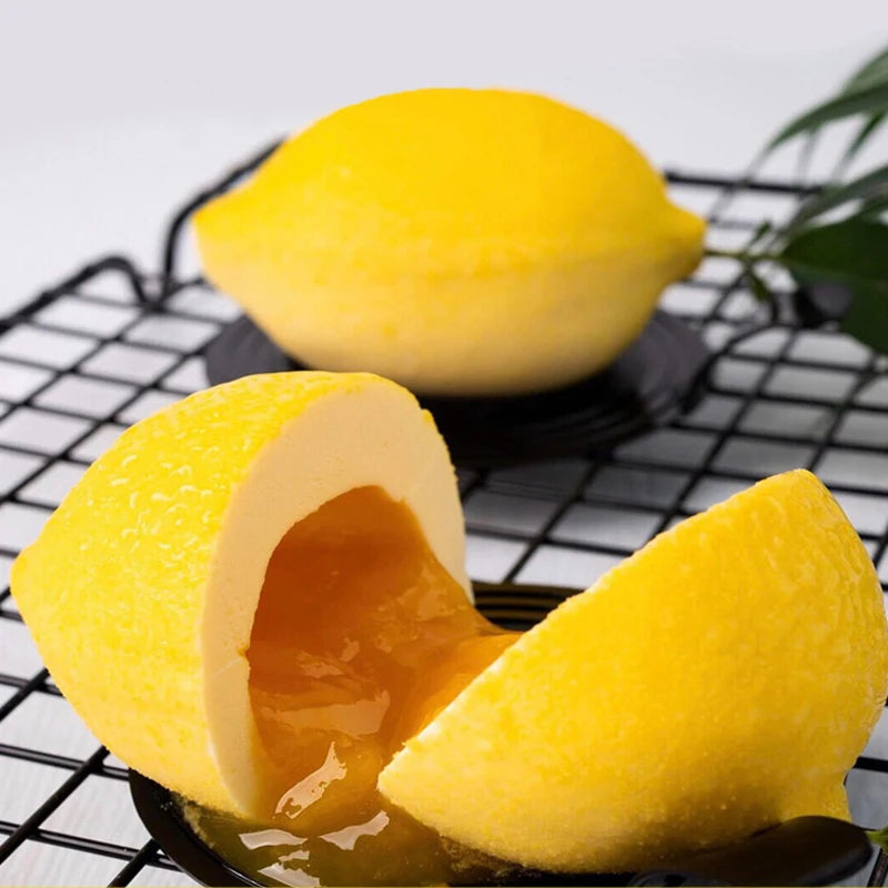 Moule en silicone 3D en forme de citron pour desserts