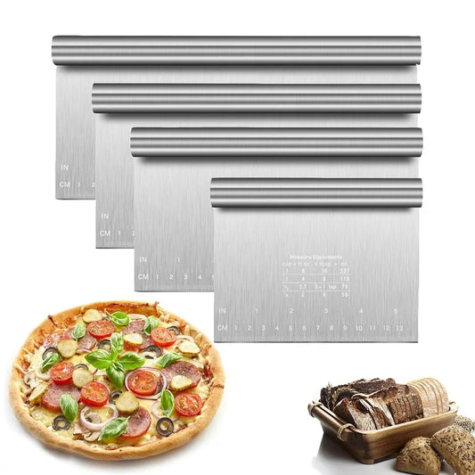 Cutter et racloir à pâtisserie en inox
