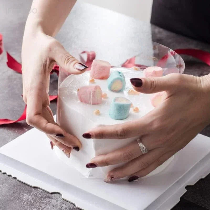Rouleau de ruban transparent pour contour de gâteau
