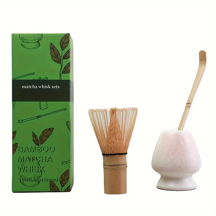 Set Matcha 3 pièces : fouet, cuillère et scoop