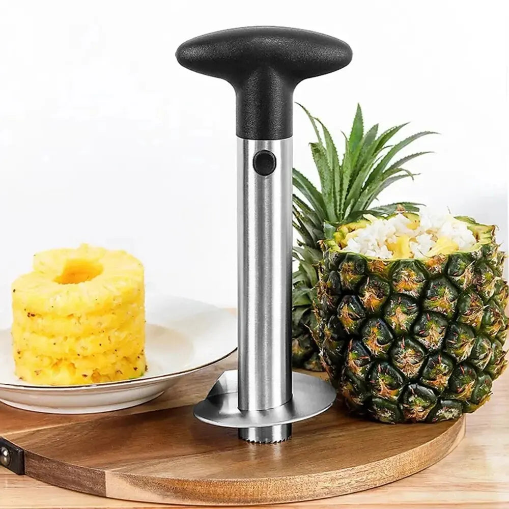 Épluche-ananas en inox 2-en-1