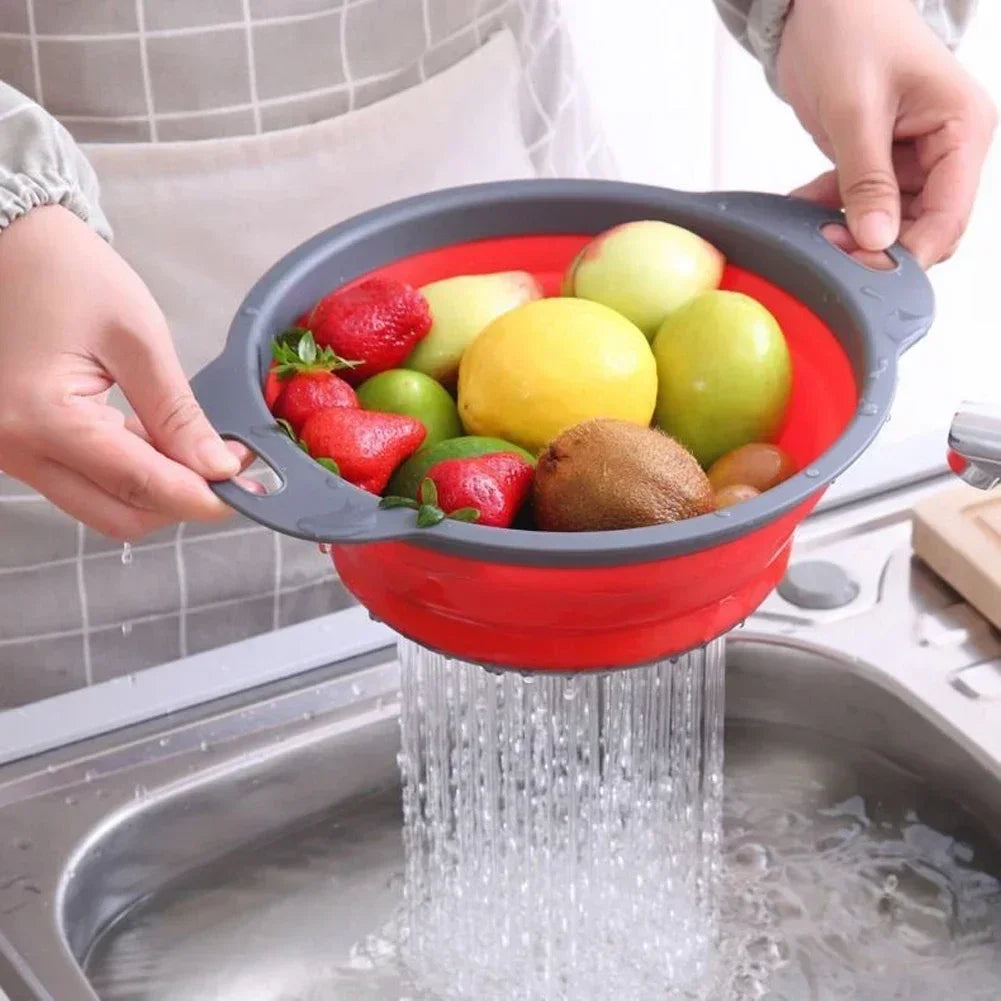 Passoire pliable en silicone