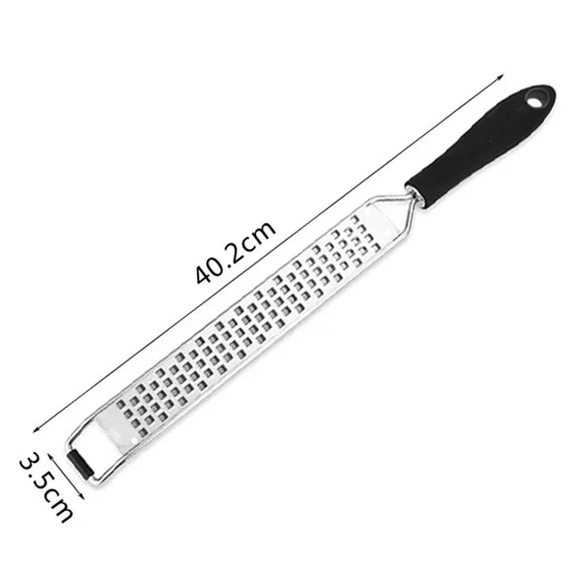 Stainless Steel Lemon Zester & Cheese Grater - Parmesan Cheese Lemon Chocolate Fruits Vegetables Ginger Grater