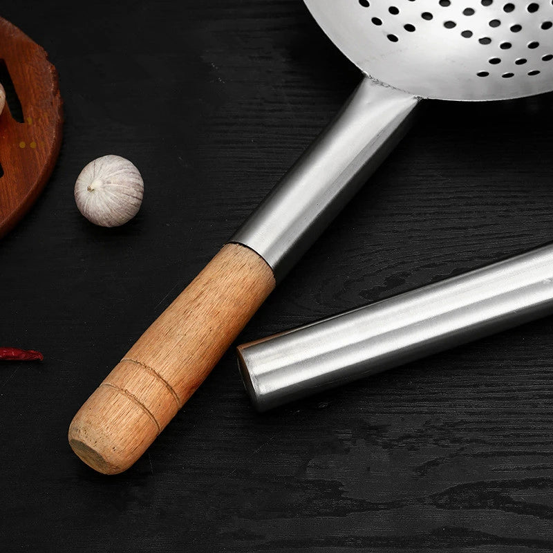 Passoire à long manche en acier inoxydable 304