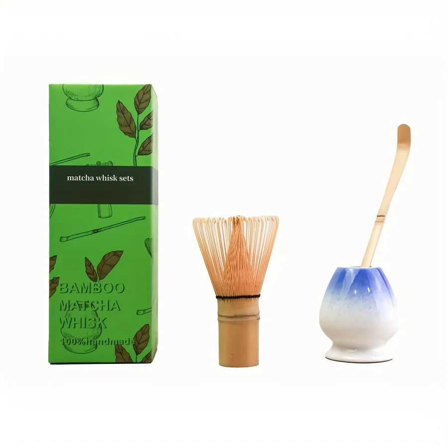 Set Matcha 3 pièces : fouet, cuillère et scoop