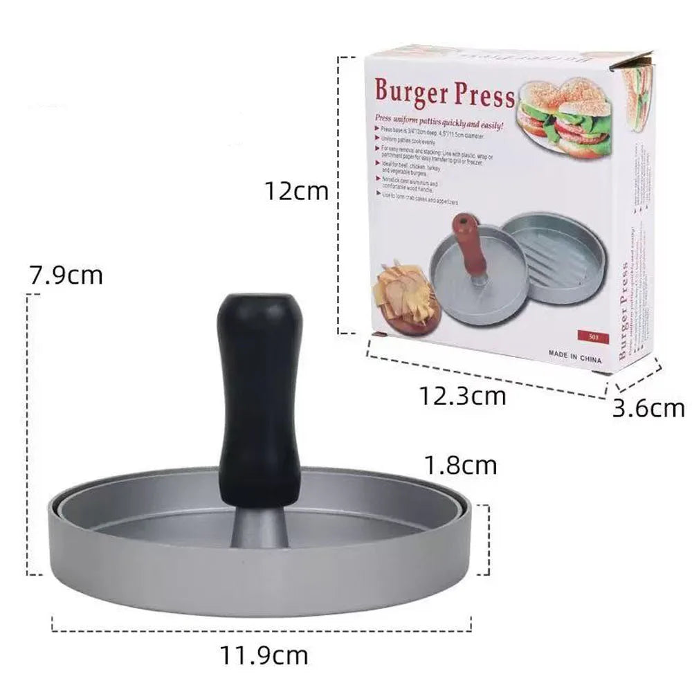 Presse à burger en aluminium