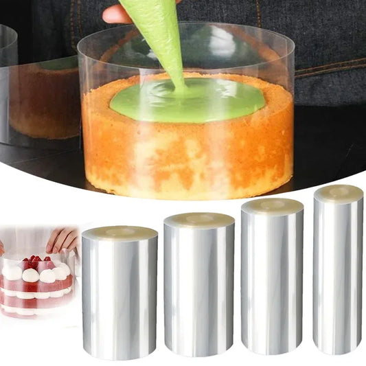 Rouleau de ruban transparent pour contour de gâteau